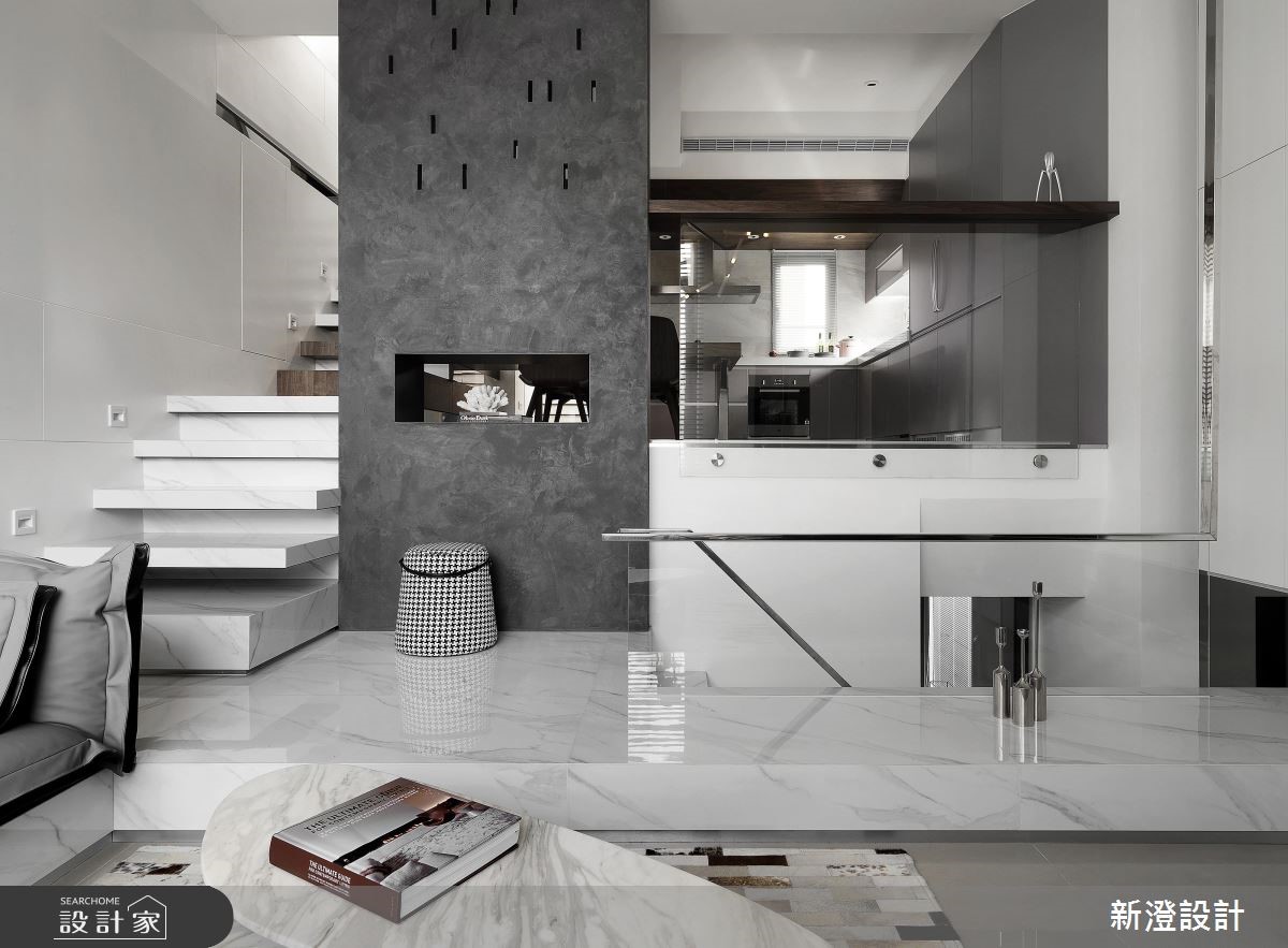 时尚灰质与纯白！演绎现代宅的时髦风情